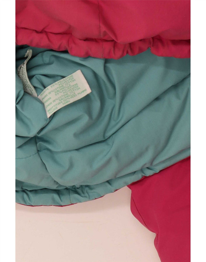 Diadora Wattierte Herrenjacke UK 36 Small Pink Colourblock Polyester
