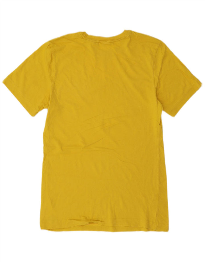 Nike Herren-T-Shirt mit Grafik, Größe S, Gelb, Baumwolle