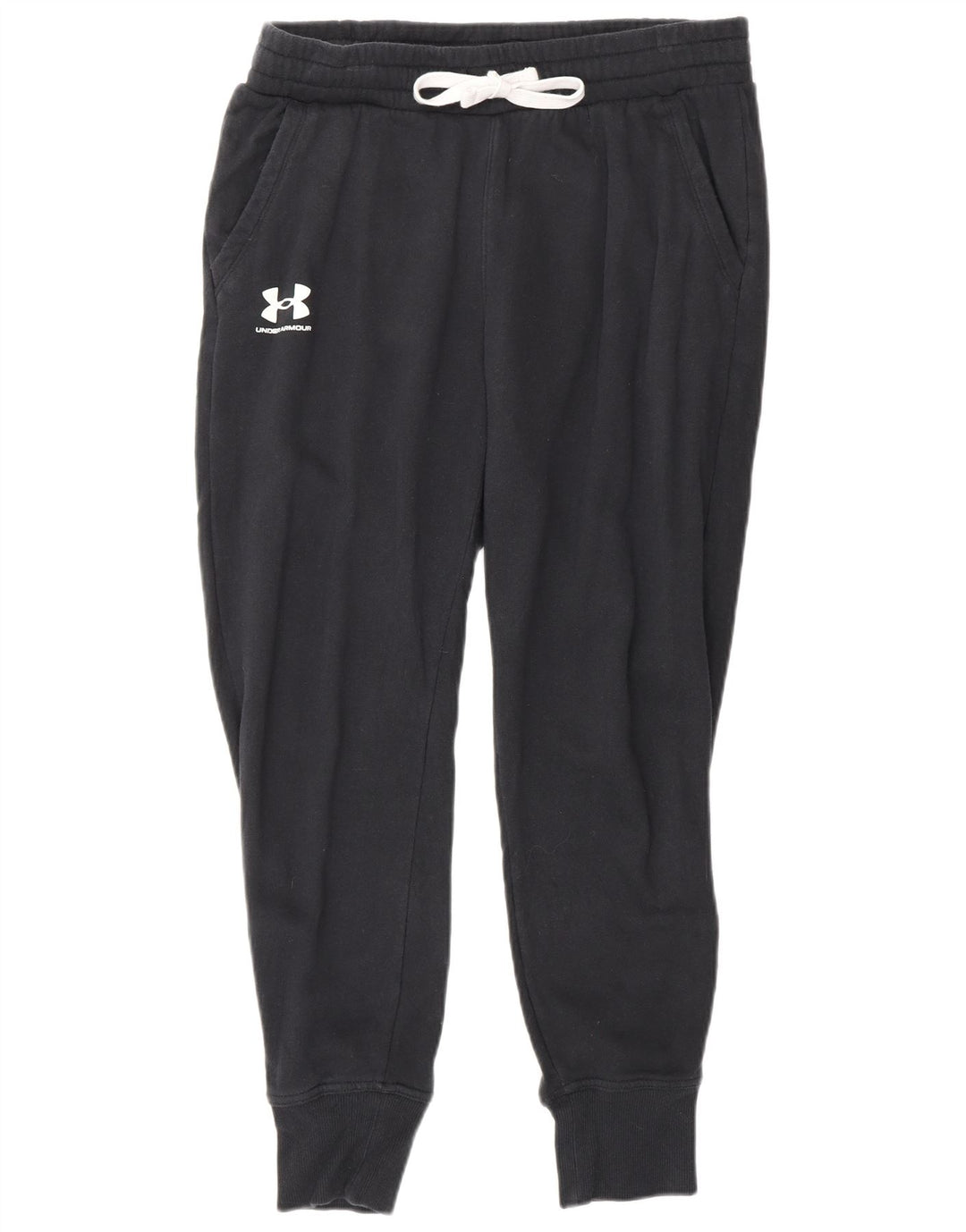 UNDER ARMOUR Damen Trainingshose Jogger UK 14 Mittel Marineblau