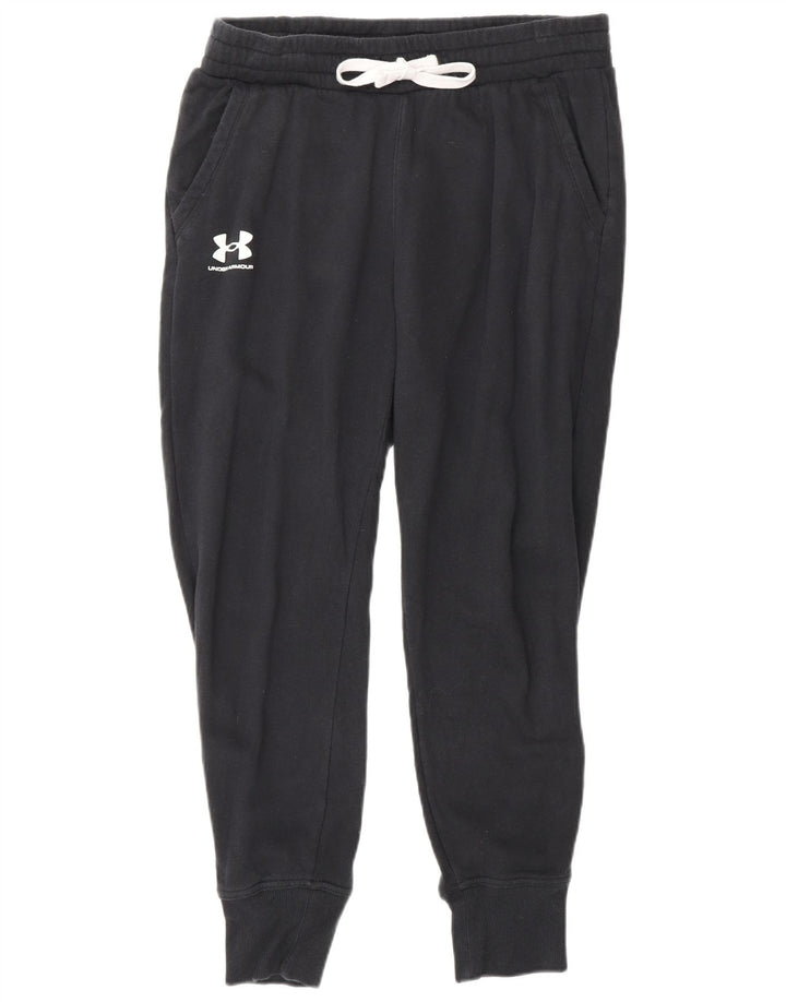 UNDER ARMOUR Damen Trainingshose Jogger UK 14 Mittel Marineblau