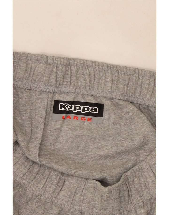 KAPPA Herren-Trainingshose, Jogginghose, Größe L, Grau