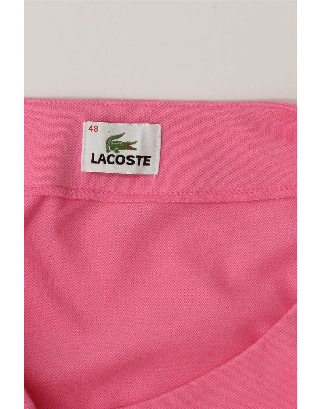 Lacoste Damen ärmelloses Basic-Kleid Größe 48 XL Rosa