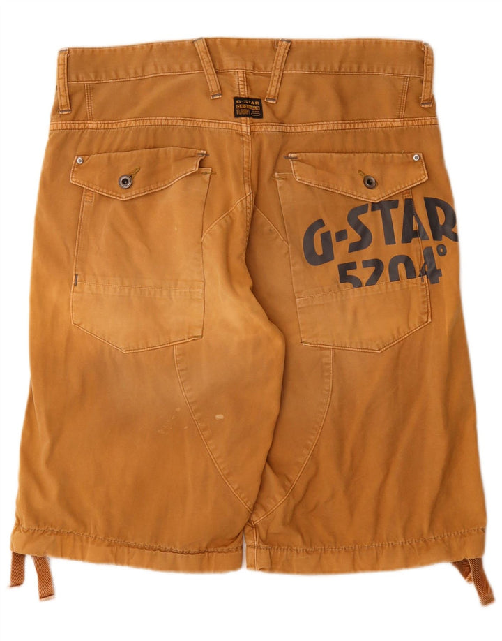 G-Star Herren Graphic Cargo Shorts W34 Large Beige Baumwolle