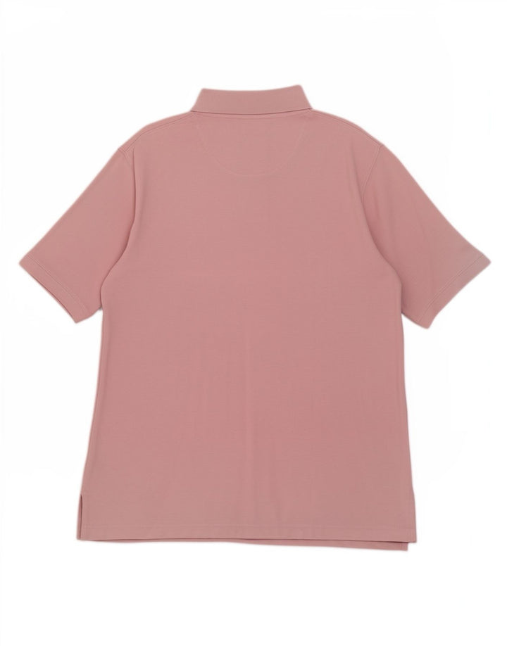 Timberland Herren Poloshirt XL Rosa Baumwolle