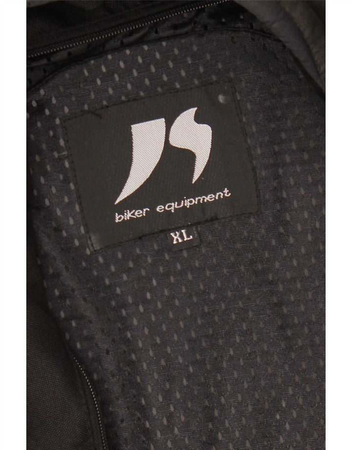 Scotchlite 3M Herren Racer Jacke UK 42 XL Schwarz Polyester