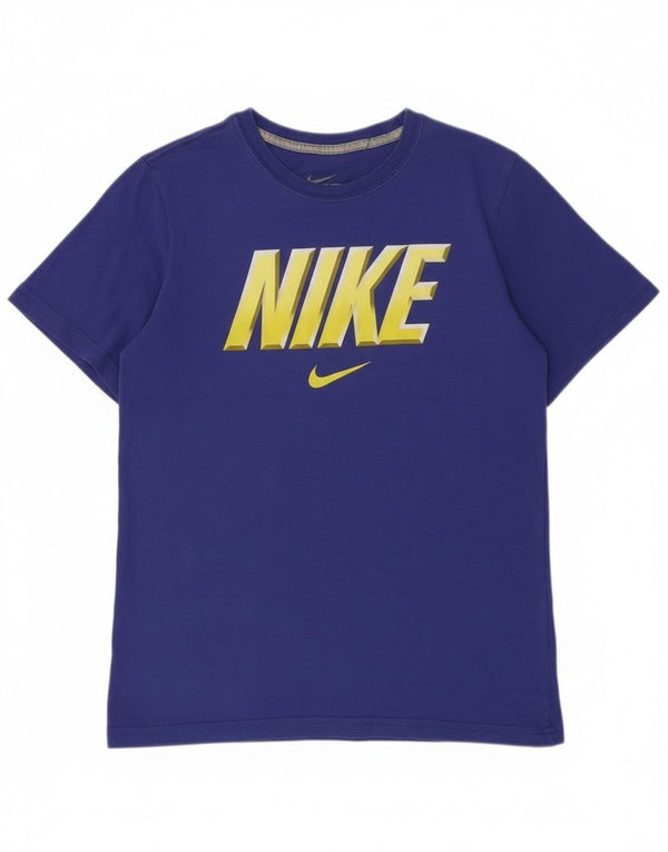 Nike T-Shirt mit Grafik für Jungen, 10–11 Jahre, mittelviolett