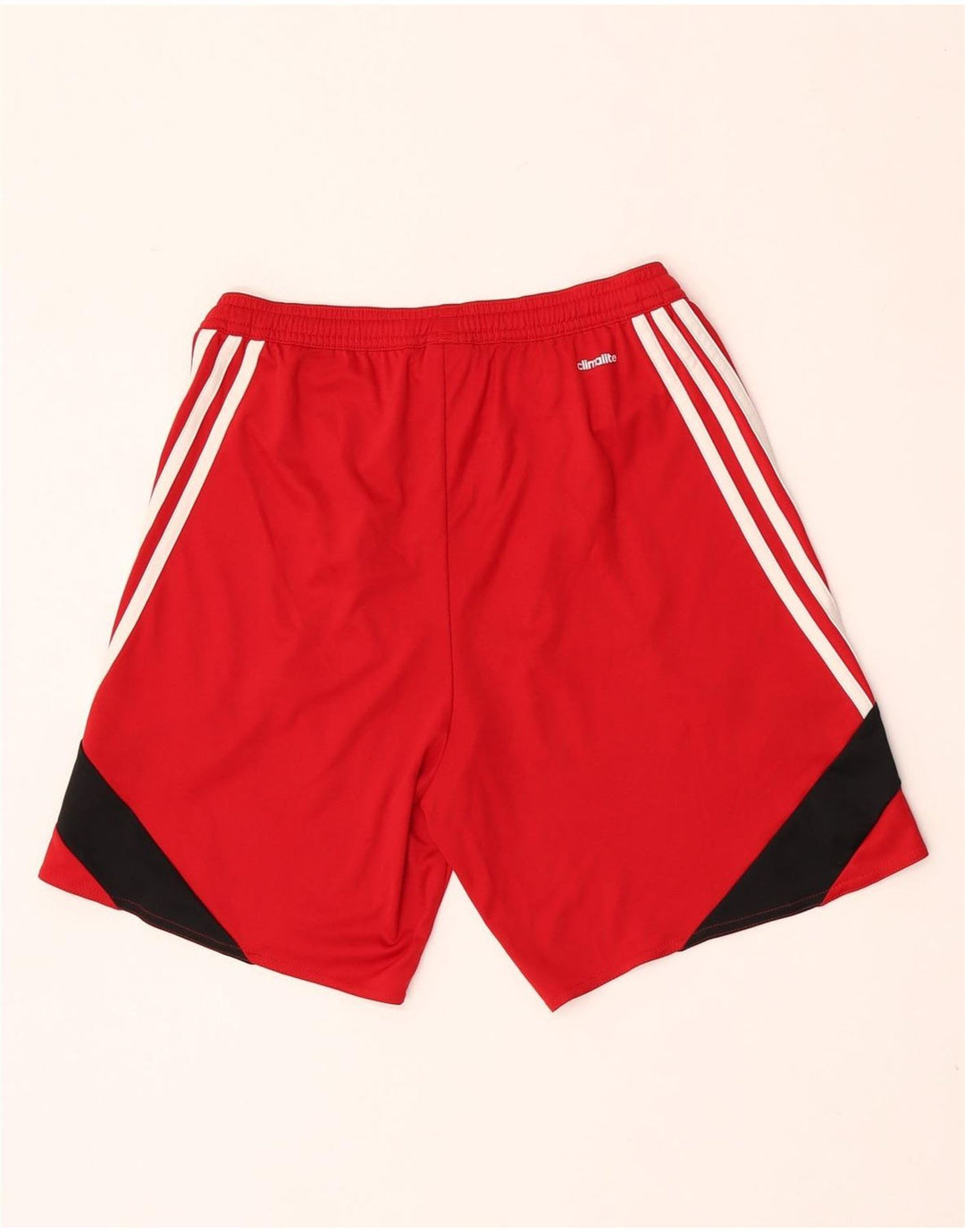 ADIDAS Herren Climalite Sport Shorts Kleines rotes Farbblock-Polyester