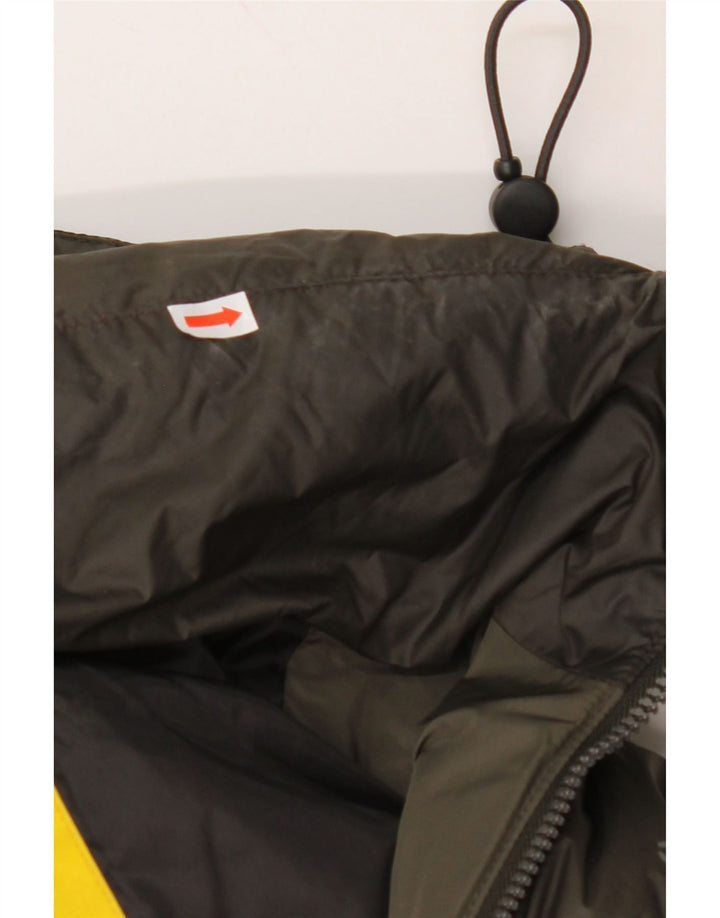 G-STAR Wattierter Damenmantel mit Kapuze, UK 14, mittleres Khaki, Polyester