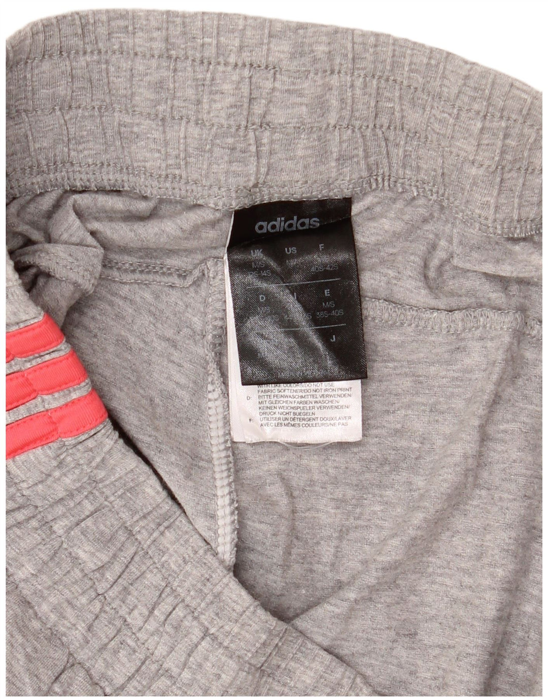 Adidas Damen Trainingshose Jogger UK 12/14 Mittelgraue Baumwolle