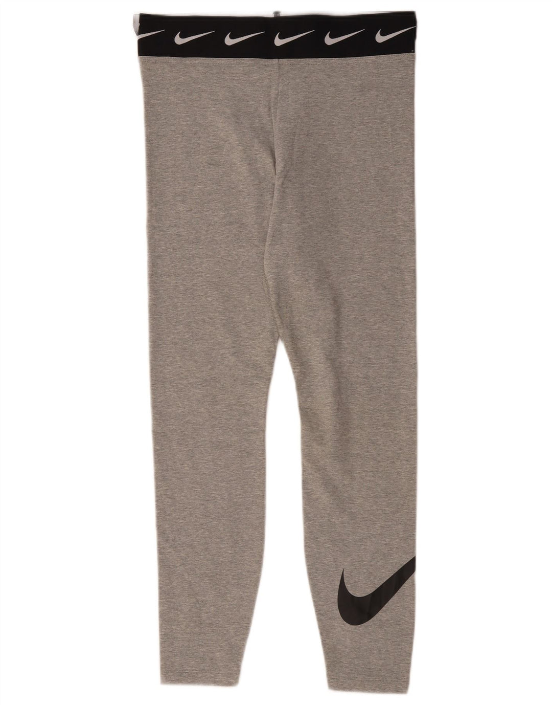 Nike Womens Graphic Leggings UK 14 Large Graue Baumwolle