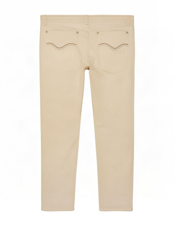 Marks & Spencer Damen Autograph Straight Jeans UK 12 Medium W30 L32 Weiß