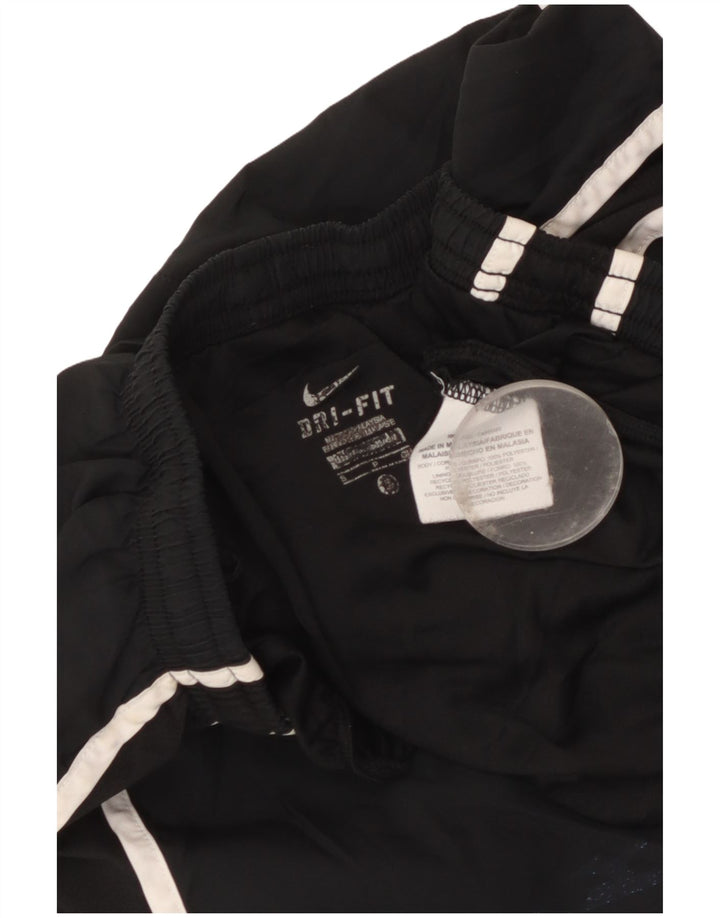 Nike Damen Dri Fit Sport Shorts UK 10 Small Schwarz Polyester