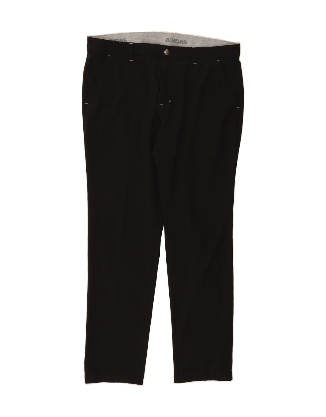ADIDAS Mens Slim Chino Trousers W36 L32 Black Polyester Vintage Adidas and Second-Hand Adidas from Messina Hembry 