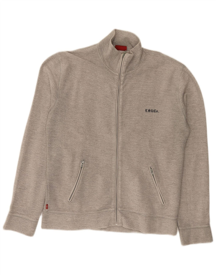 Levi's Herren-Trainingsanzug-Top-Jacke, große graue Baumwolle