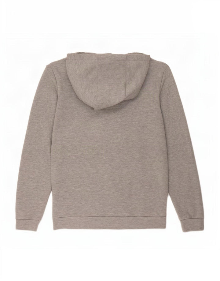 Nike Herren-Kapuzenpullover mit Reißverschluss, mittelgraues Polyester