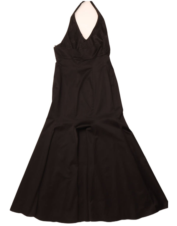 COAST Maxi-Neckholder-Kleid für Damen, Gr. 46, Größe L, Schwarz, Acetat