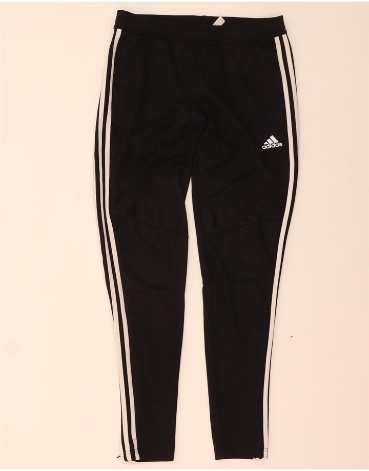 ADIDAS Damen Aeroready Trainingshose UK 8/10 Small Schwarz Polyester