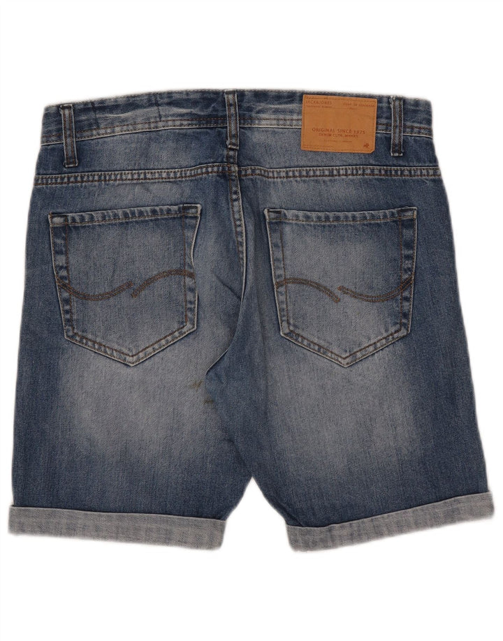 Jack & Jones Herren-Jeansshorts, Größe S, W30, Blau, Baumwolle