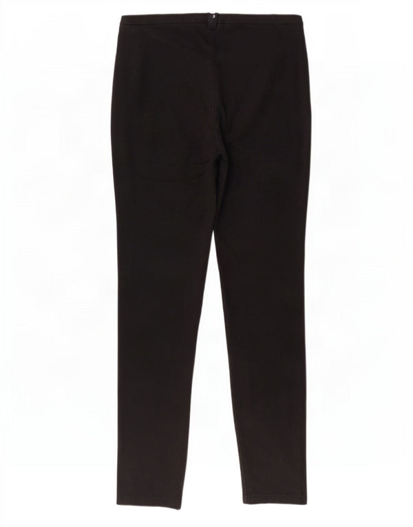 Phase Eight Womens Skinny Casual Trousers UK 14 Large W32 L32 Black Cotton