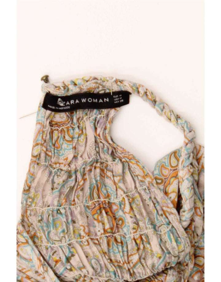 Übergroßes Sommerkleid von Zara für Damen, UK 44, mittelgroß, mehrfarbig, Paisleymuster