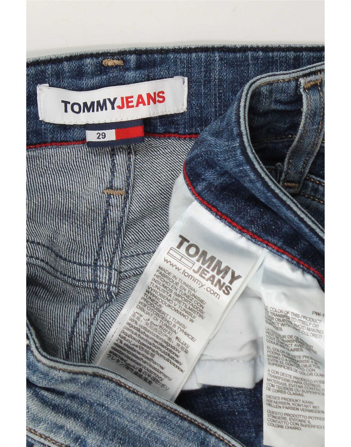 Tommy Hilfiger Herren Denim Shorts W29 Small Blau Baumwolle