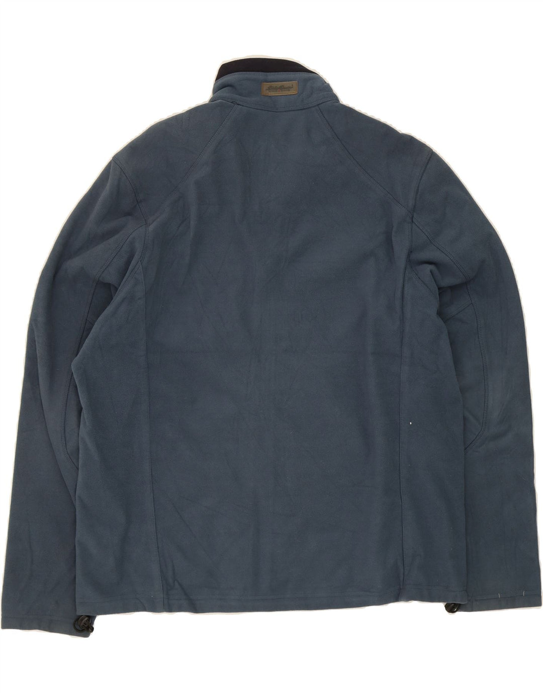 EDDIE BAUER Mens Fleece Jacket UK 42 XL Blue Polyester Vintage Eddie Bauer and Second-Hand Eddie Bauer from Messina Hembry 