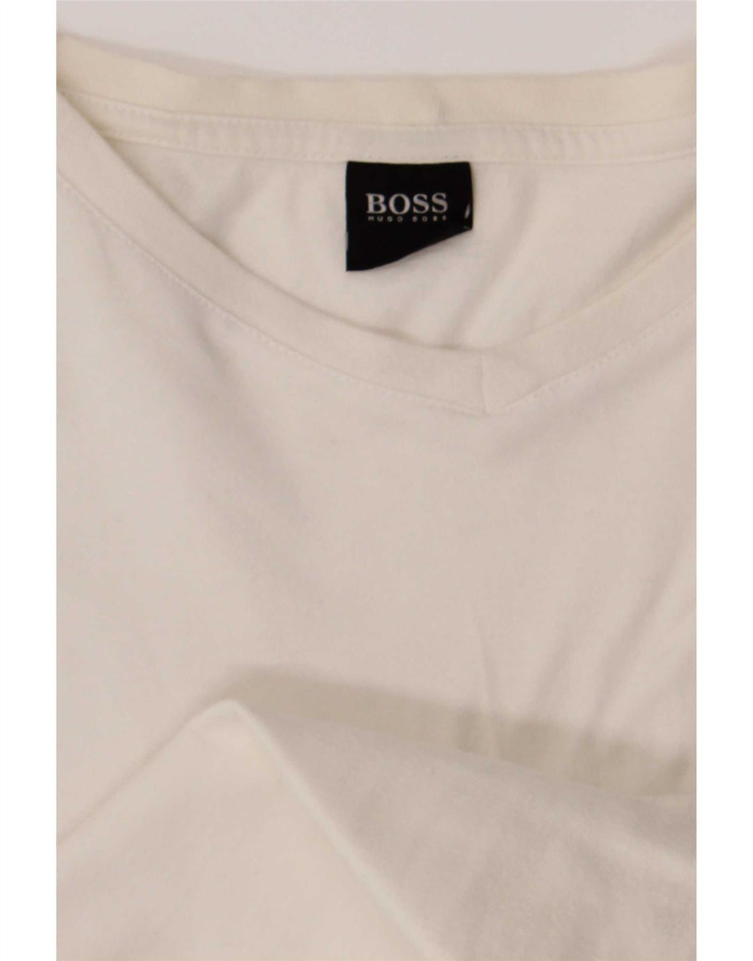 Hugo Boss Herren T-Shirt Top XL Weiße Baumwolle