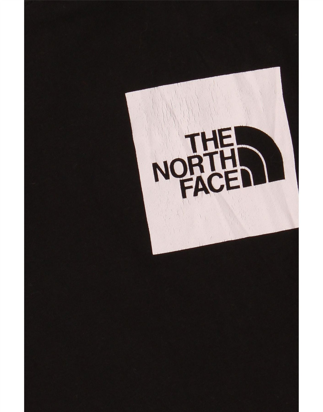The North Face Herren-T-Shirt-Oberteil aus mittelschwarzer Baumwolle