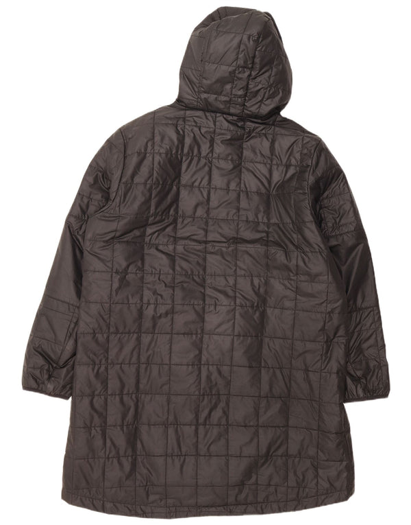 NIKE Herren-Mantel mit Kapuze, gepolstert, UK 42, XL, Schwarz, Polyester