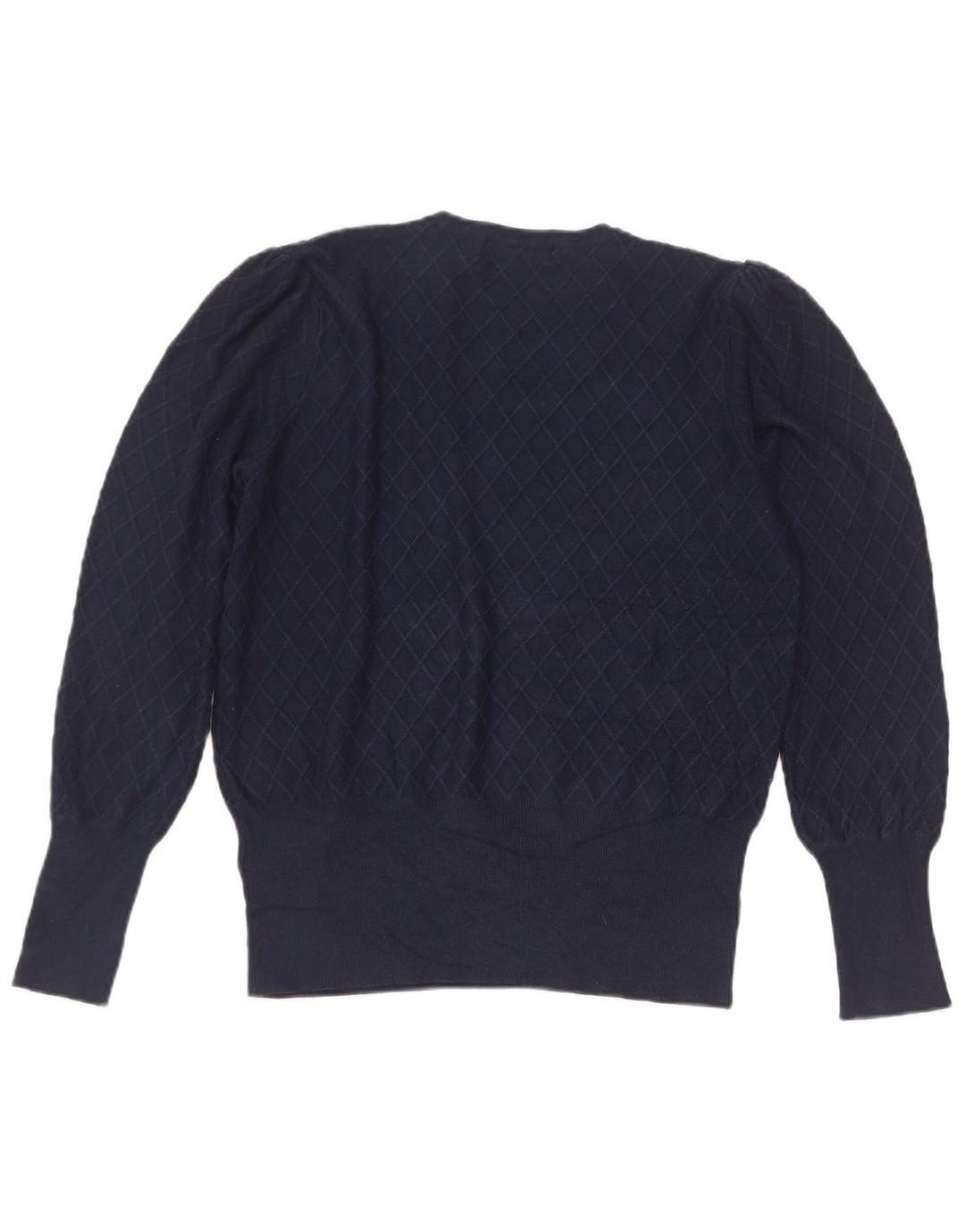 Marks & Spencer Damen-Pullover mit Rundhalsausschnitt, Gr. 12, mittleres Marineblau