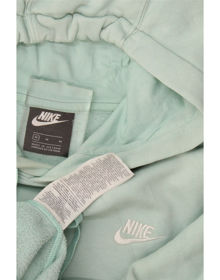 Nike Damen Kapuzenpullover UK 14 Mittelgrüne Baumwolle