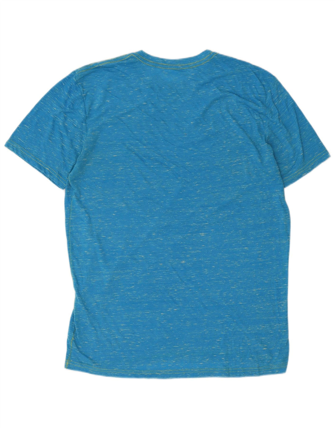 Hurley Herren-T-Shirt mit Grafik, groß, blau meliert, Baumwolle