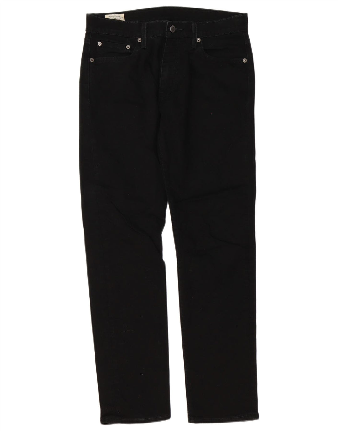 Levi's Herren 502 Tapered Jeans W30 L29 schwarze Baumwolle