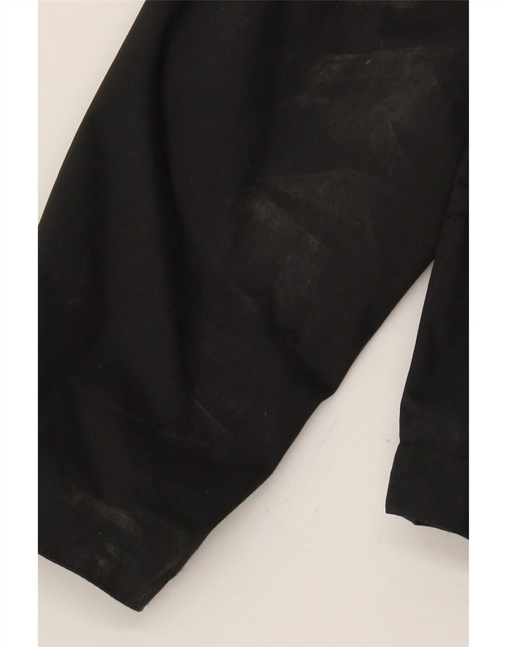 JACK WOLFSKIN Damen Regenjacke UK 10 Small Schwarz Polyamid