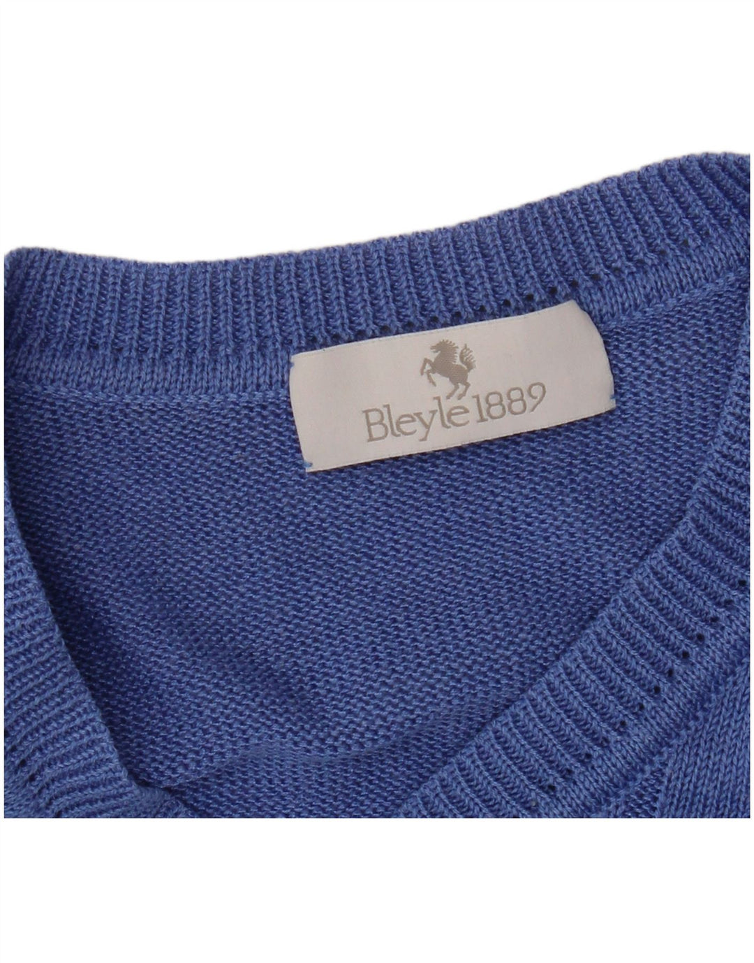 Bleyle Herren-Pullover mit entspannter Passform und V-Ausschnitt, Größe S, Blau
