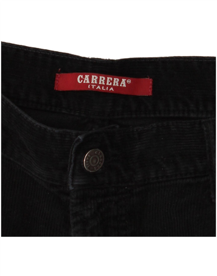 CARRERA Herren Gerade Cordhose W34 L31 Schwarz