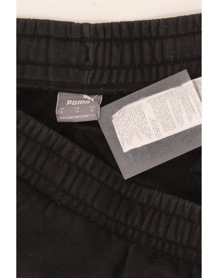 Puma Herren-Trainingshose XL, schwarze Baumwolle