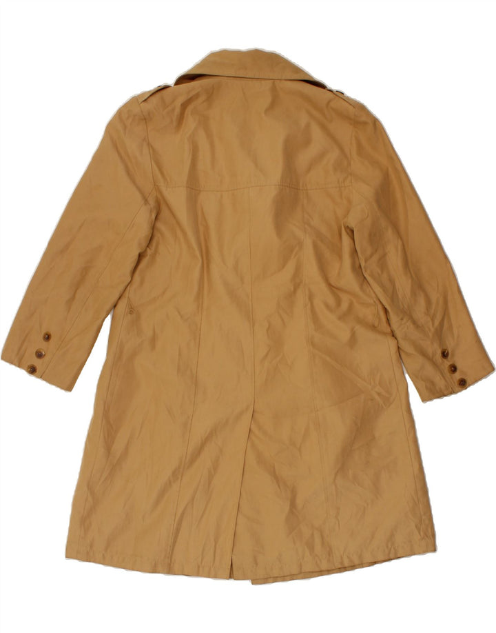 YESSICA Womens Trench Coat UK 12 Medium Brown Polyester Vintage Yessica and Second-Hand Yessica from Messina Hembry 