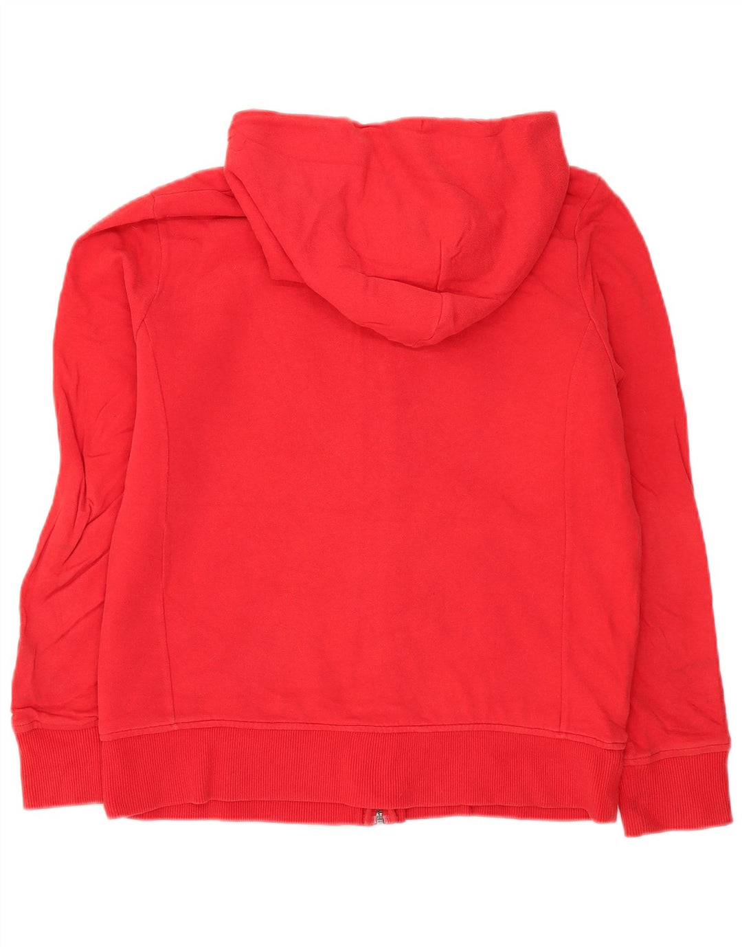 Gap Herren-Kapuzenpullover mit grafischem Reißverschluss, groß, aus roter Baumwolle