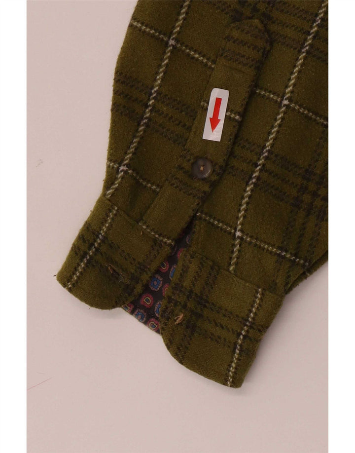 Wampum Herren-Oversize-Hemd XL Grün kariert