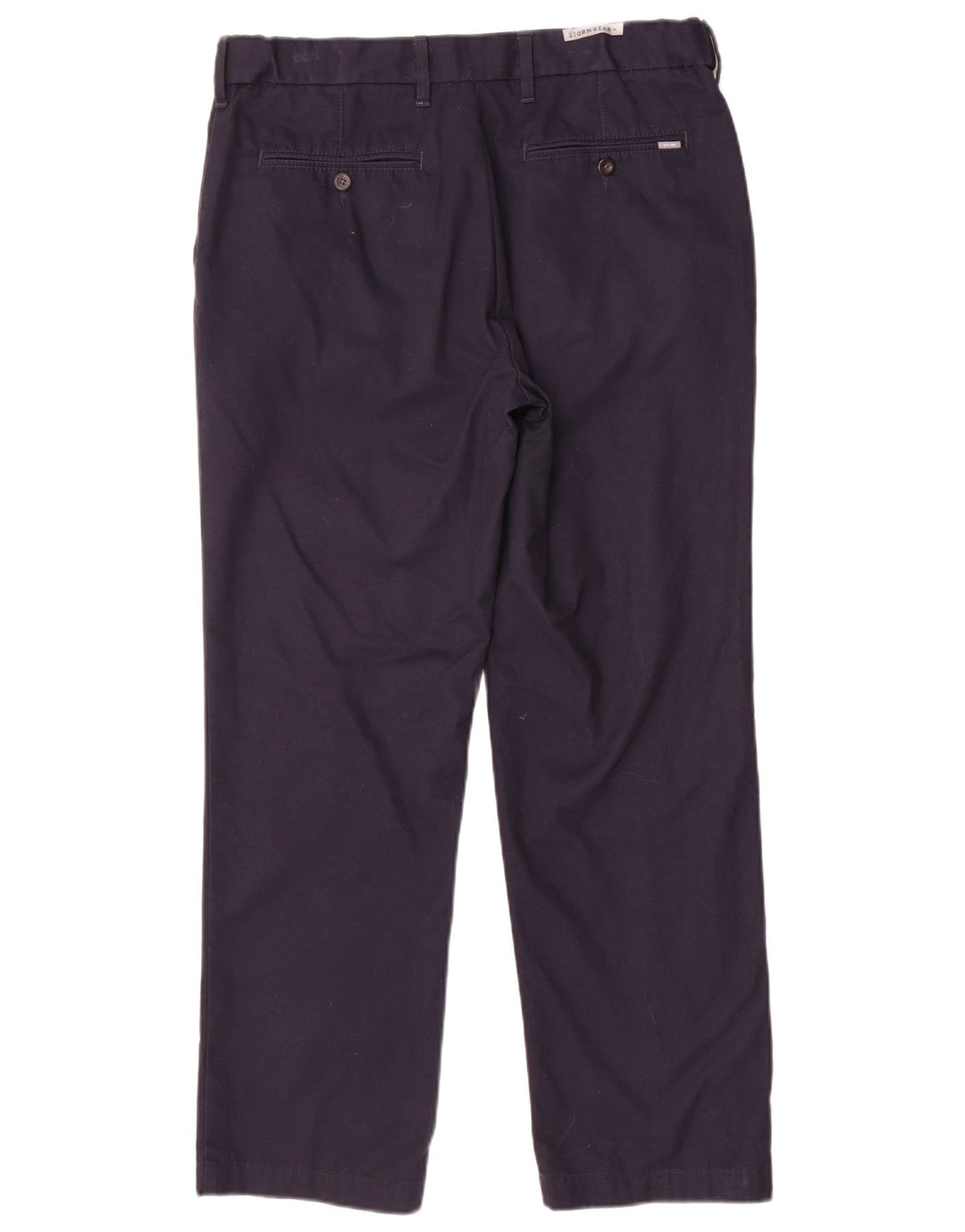 Marks & Spencer Herren-Anzughose, normal, W34, L29, Marineblau, Baumwolle