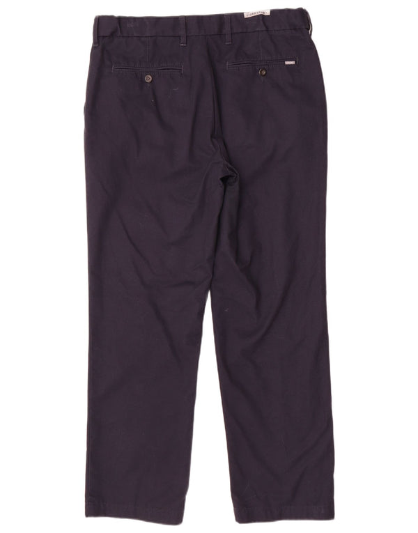 Marks & Spencer Herren-Anzughose, normal, W34, L29, Marineblau, Baumwolle