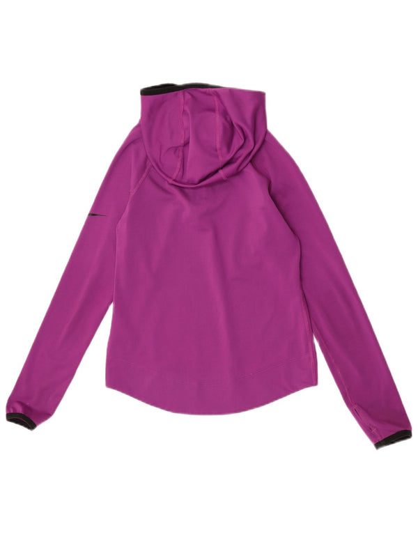 Nike Mädchen Dri Fit Kapuzenpullover-Trainingsoberteil, 10–11 Jahre, mittelviolett