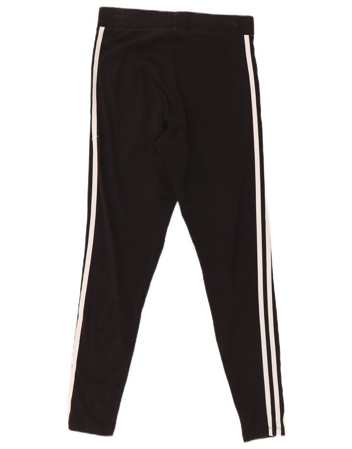 Adidas Damen Leggings UK 10 Small Schwarz