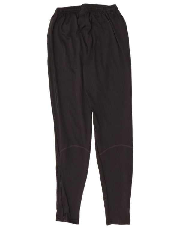 Nike Womens Dri Fit Tracksuit Trousers UK 8 Small Black Polyester