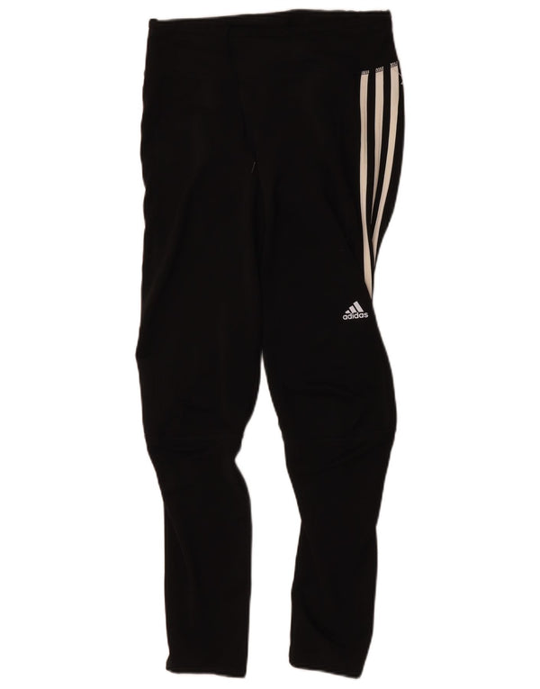 Adidas Damen Response Leggings UK 10 Small Schwarz Polyester Sport