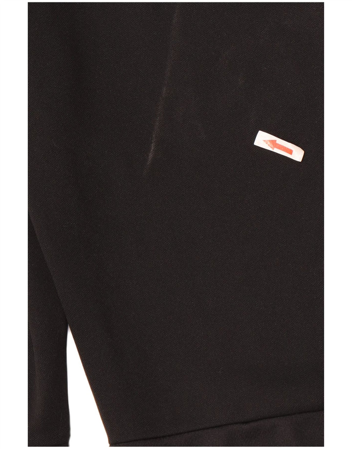 Adidas Herren Climalite-Trainingshose, groß, schwarzes Farbblock-Polyester