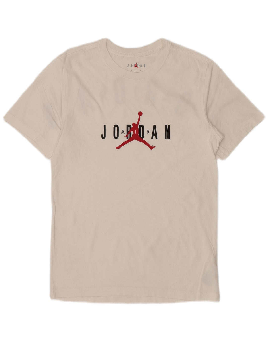 JORDAN Herren-T-Shirt mit Grafik, Größe S, weiße Baumwolle