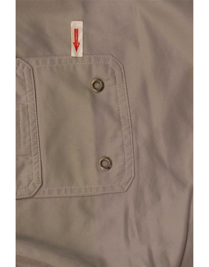 Fila Herren-Badeshorts mit Grafik, mittelgraues Farbblock-Polyester