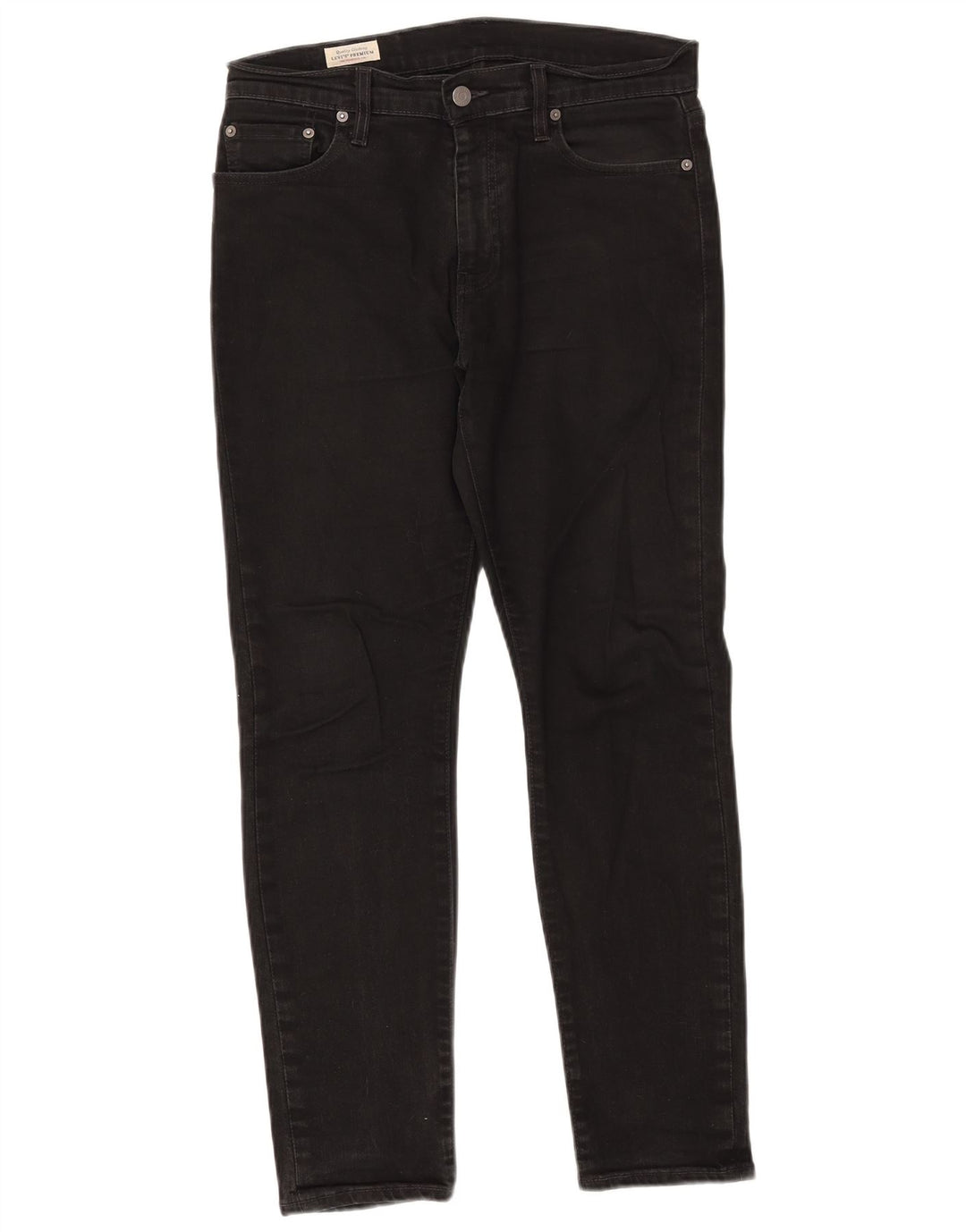Levi's Herren Slim Jeans W30 L30 schwarze Baumwolle